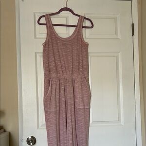 GAP Light Pink Sleeveless Jumpsuit